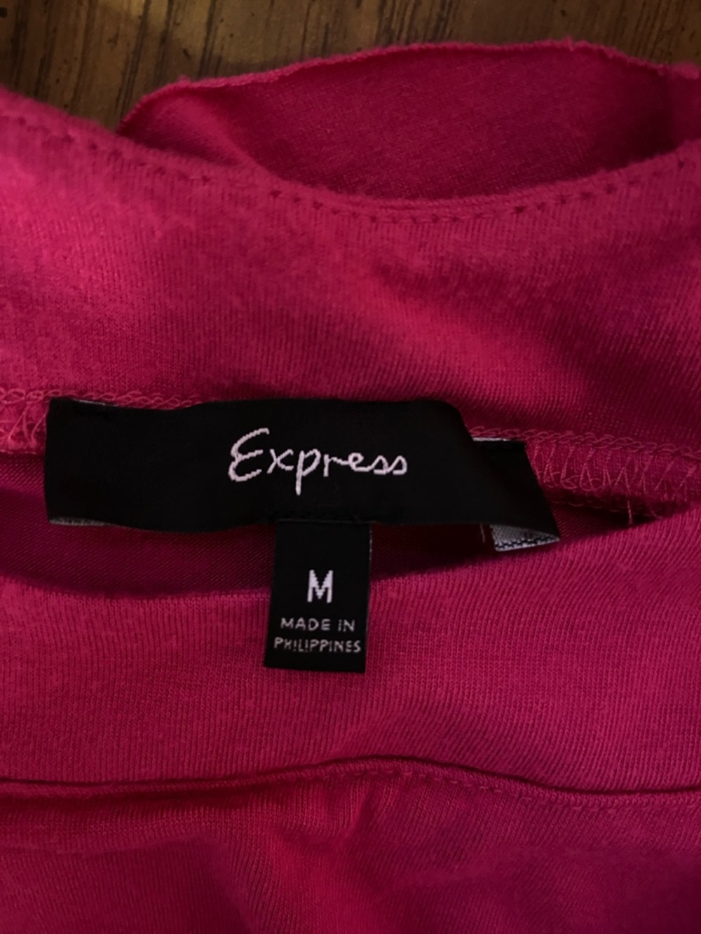 Express Pink Ruffle Tiered Mini Dress Size Medium - Picture 2 of 7